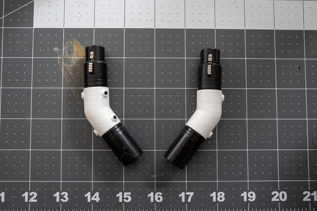 35-degree XLR adapter project image